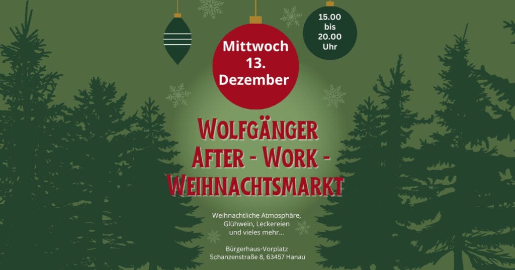 Wolfgänger After-Work-Weihnachtsmarkt